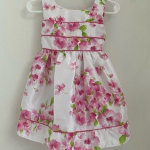Sweet Heart Rose Toddler Celebration/Pageant Sleeveless Floral Party Dress Sz24m